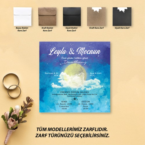 Beren Kare Davetiye 1798 - Yaren Davetiye